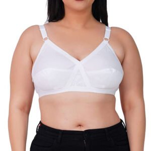 MAMIA LADIES FULL CUP COTTON BRA,3HOOKS & WIDE STRAP (BR4271P3