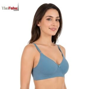 The Faha Women's Cotton Full Coverage Padded Wirefree Everyday Bra | Combo