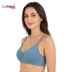 The Faha Women's Cotton Full Coverage Padded Wirefree Everyday Bra
