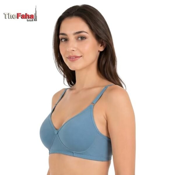 The Faha Women's Cotton Full Coverage Padded Wirefree Everyday Bra