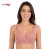The Faha Women's Cotton Full Coverage Padded Wirefree Everyday Bra