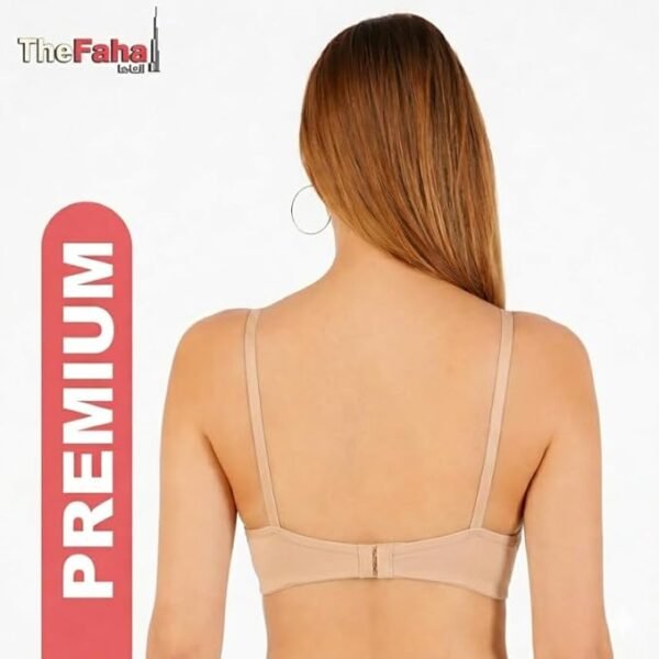 The Faha Women's Cotton Full Coverage Non-Padded Wirefree Everyday Bra | Pack of 2