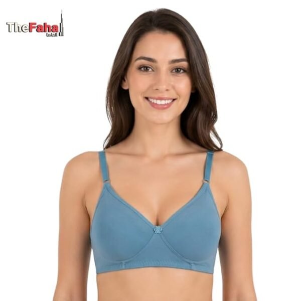 The Faha Women's Cotton Full Coverage Padded Wirefree Everyday Bra