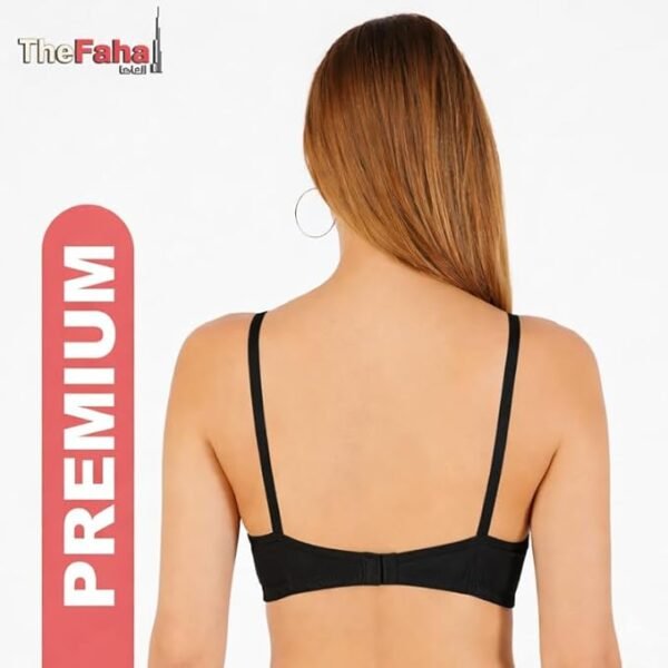 The Faha Women's Cotton Full Coverage Non-Padded Wirefree Everyday Bra | Pack of 2