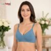 The Faha Women's Cotton Full Coverage Padded Wirefree Everyday Bra