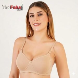 The Faha Women's Cotton Full Coverage Non-Padded Wirefree Everyday Bra | Pack of 2