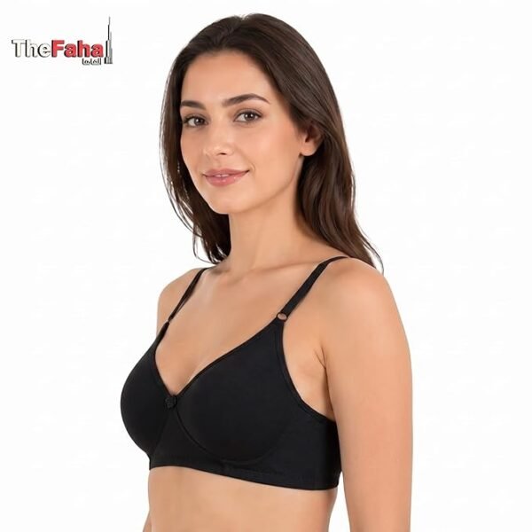 The Faha Women's Cotton Full Coverage Non-Padded Wirefree Everyday Bra