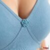 The Faha Women's Cotton Full Coverage Padded Wirefree Everyday Bra