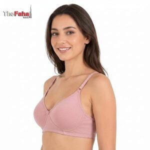 The Faha Women's Cotton Full Coverage Padded Wirefree Everyday Bra | Combo