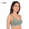 The Faha Women's Cotton Full Coverage Padded Wirefree Everyday Bra | Pack of 2