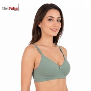 The Faha Women's Cotton Full Coverage Non-Padded Wirefree Everyday Bra | Pack of 2