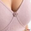 The Faha Women's Cotton Full Coverage Padded Wirefree Everyday Bra