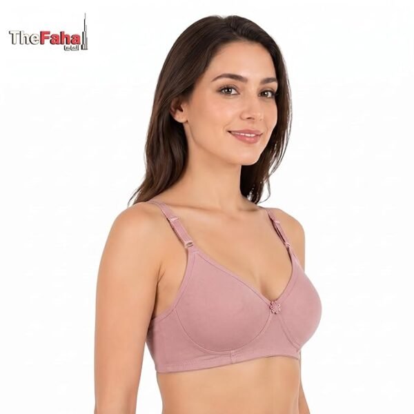 The Faha Women's Cotton Full Coverage Padded Wirefree Everyday Bra | Pack of 2