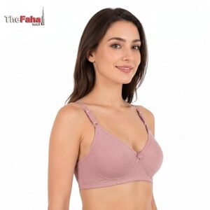 The Faha Women's Cotton Full Coverage Padded Wirefree Everyday Bra | Combo